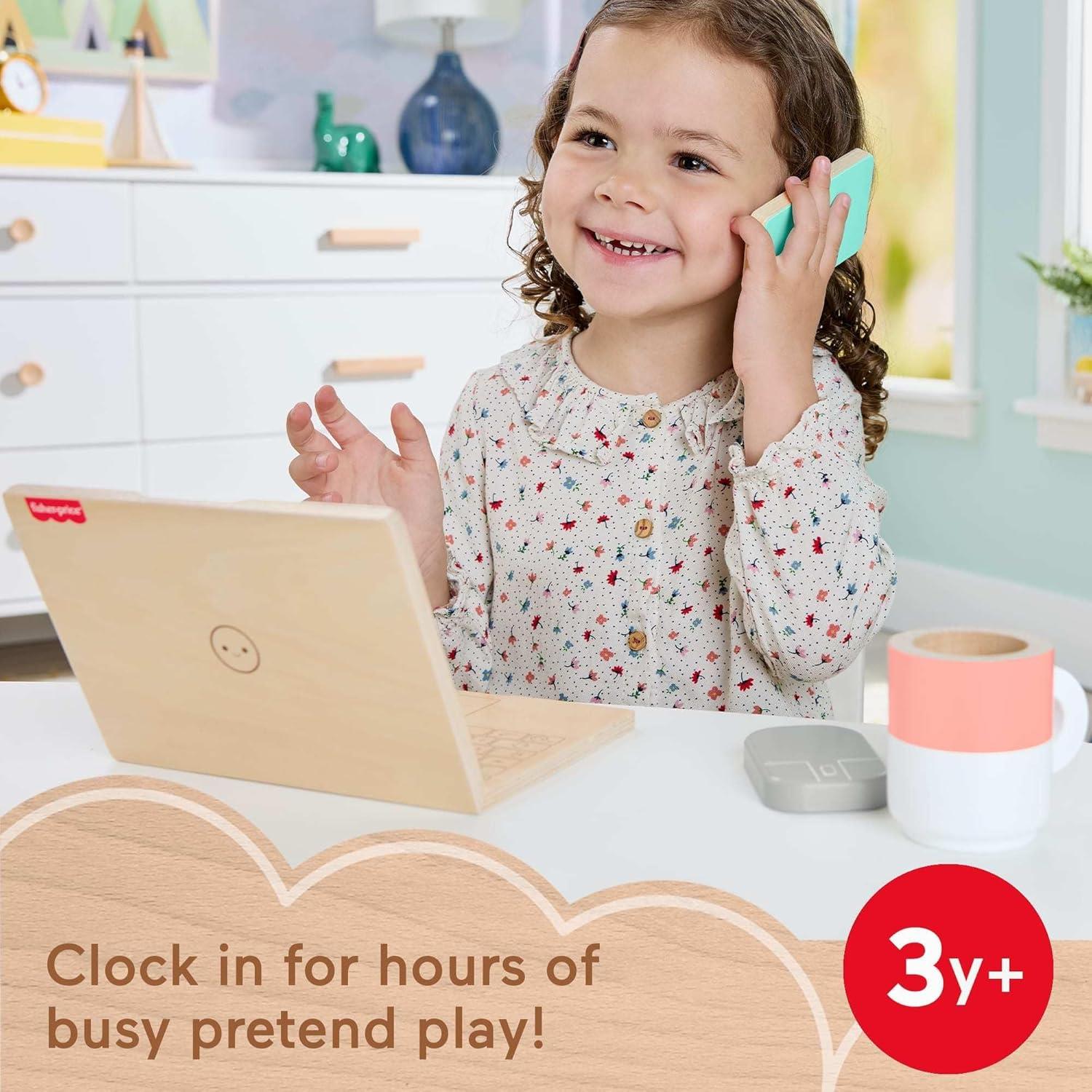 Fisher-Price Work From Home Wooden Playset