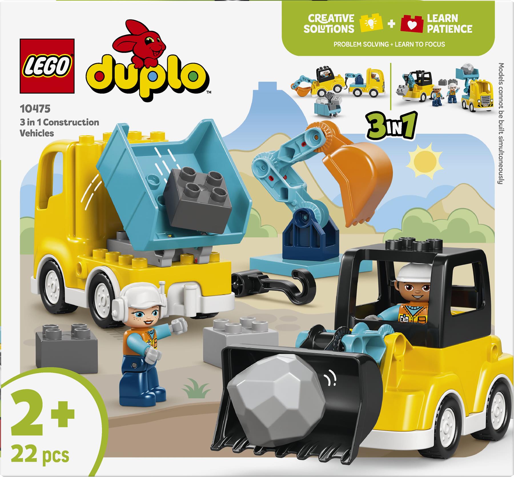 LEGO 3 in 1 Construction Vehicles 10475