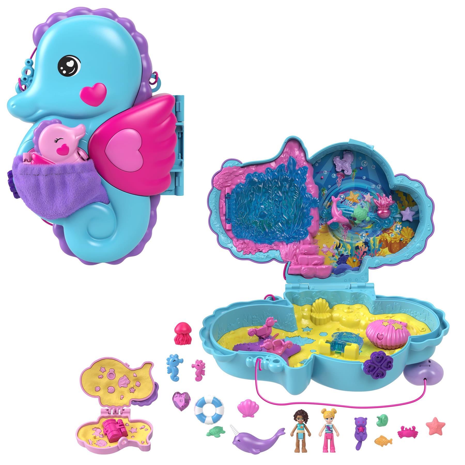 Polly Pocket Daddy & Me Seahorse Purse