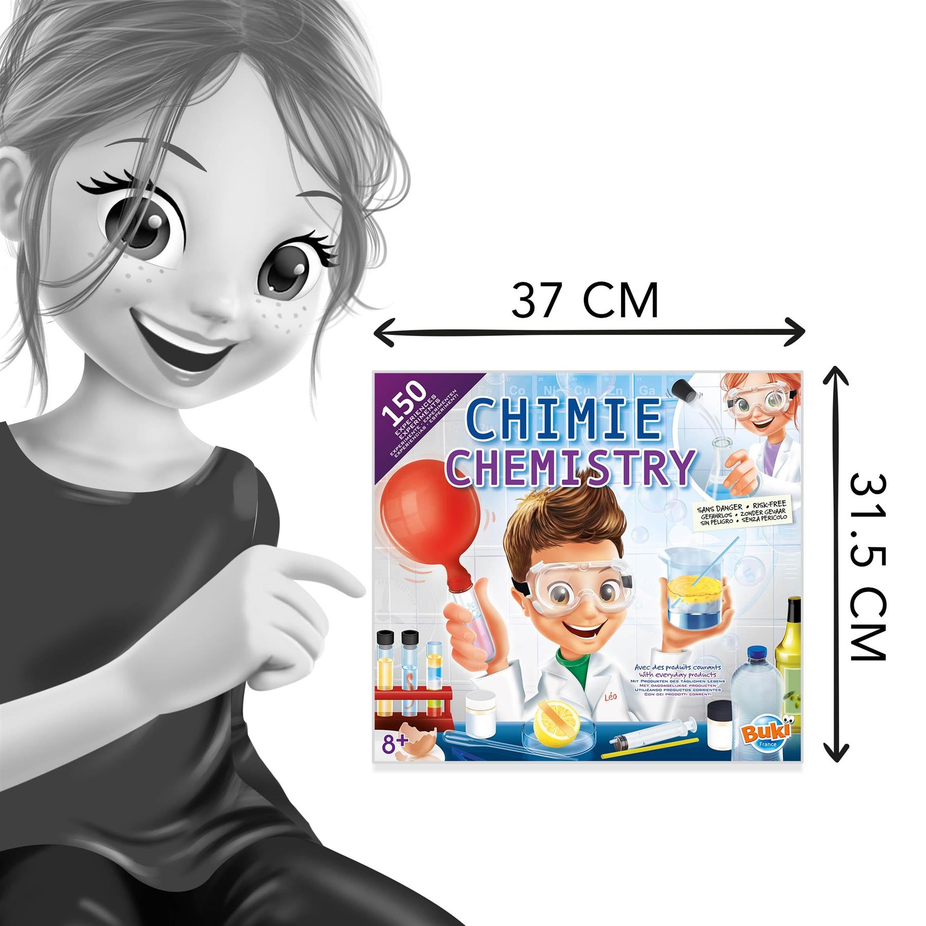 Buki France Chemistry with 150 Experiments