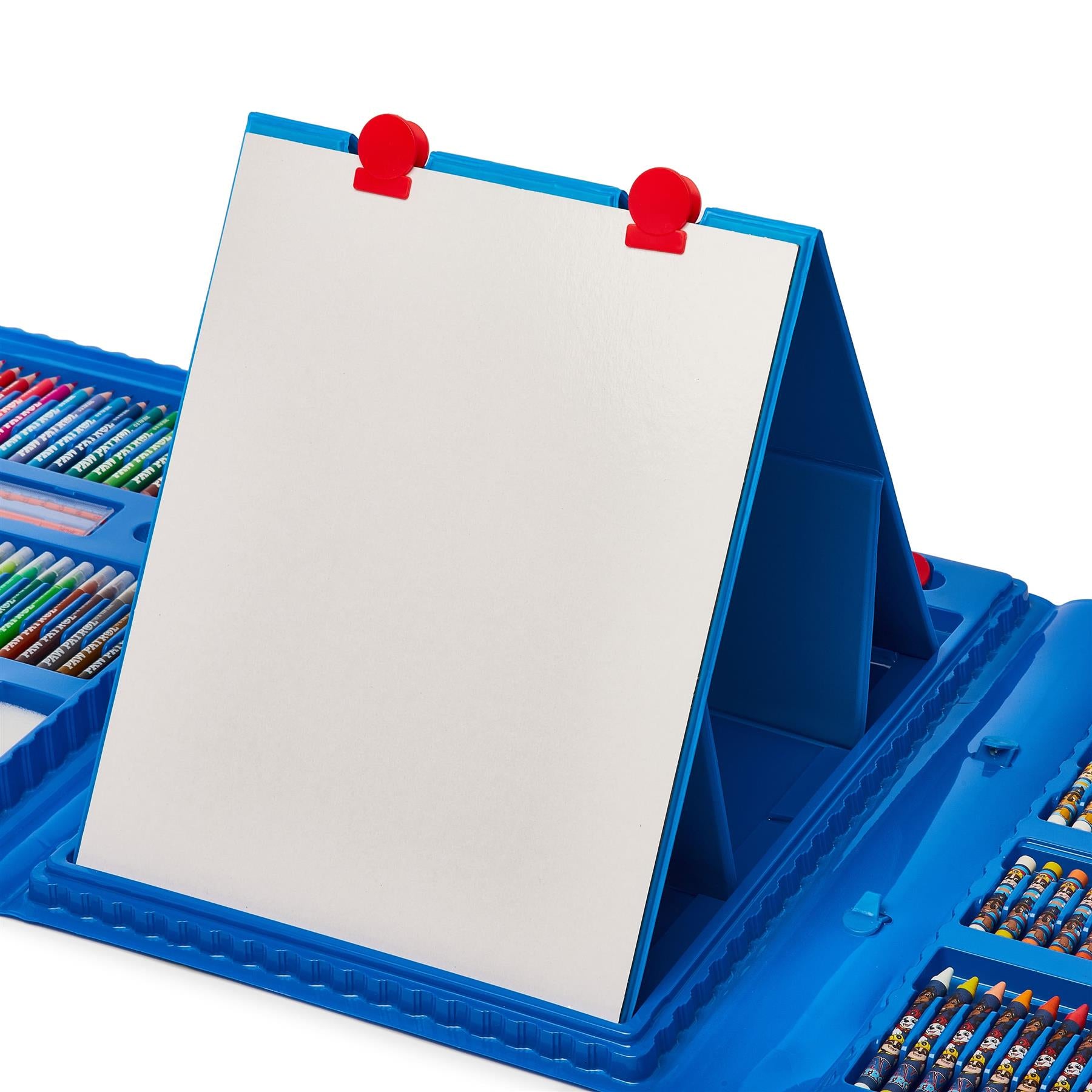 PAW Patrol 162 Piece Childrens Easel Set with Whiteboard, Chalkboard & Accessories