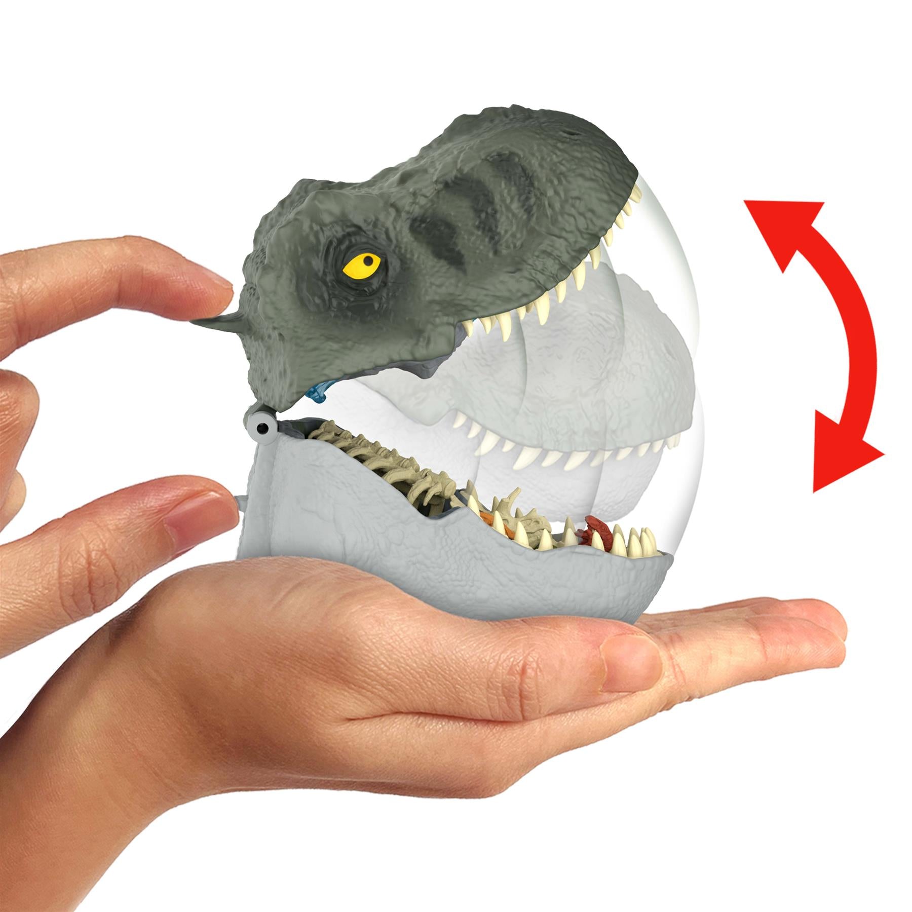Jurassic World Rebirth Micro Adventure Tyrannosaurus Rex Head Playset
