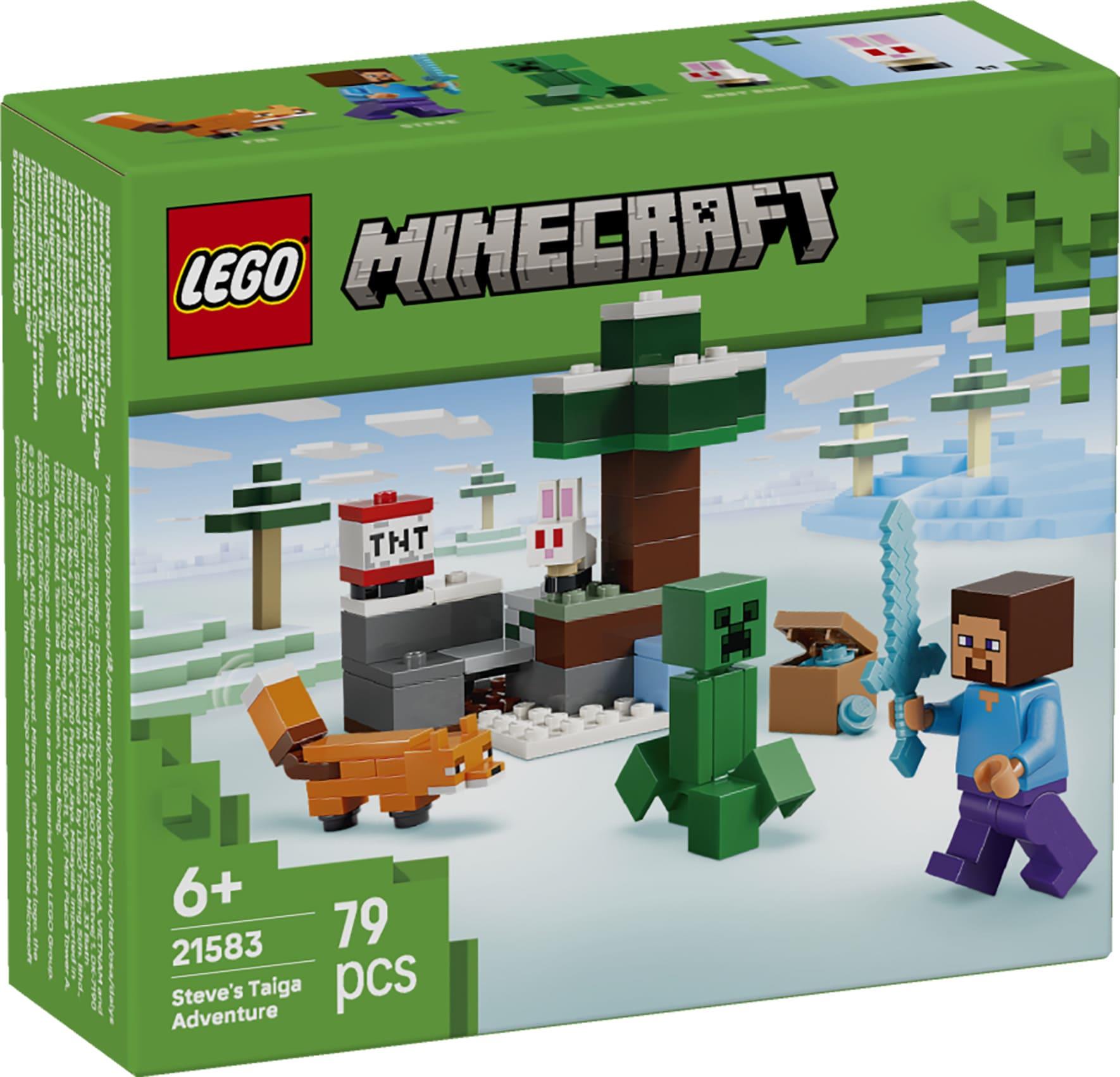 LEGO Minecraft Steve's Taiga Adventure 21583