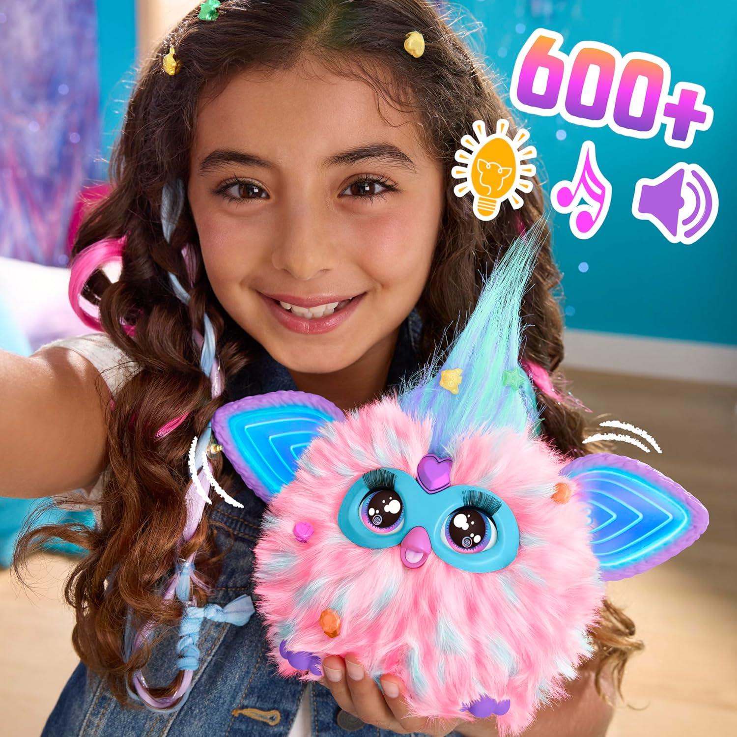 Furby Cotton Candy Interactive Plush