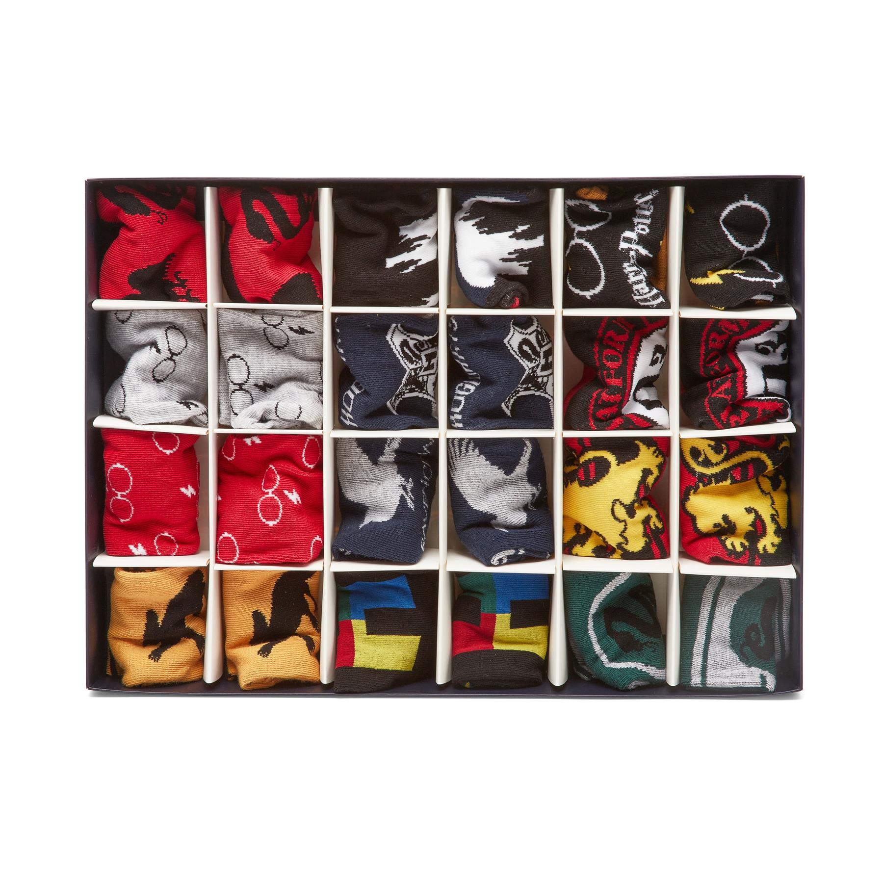 Harry Potter 24-Day Sock Advent Calendar - 12 pairs