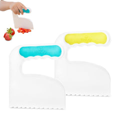 Tovla Jr. Montessori Toddler 2-Piece Kids' Cutting Set