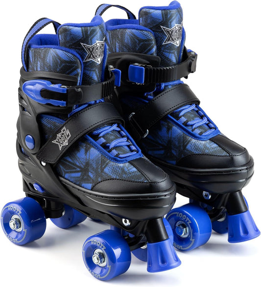 Xootz Semi Soft Jet Roller Skates 9C-12C - Blue