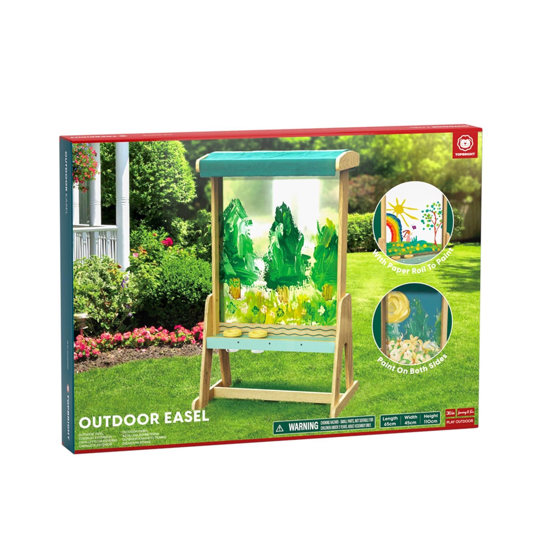 Topbright Wooden Outdoor Art Easel