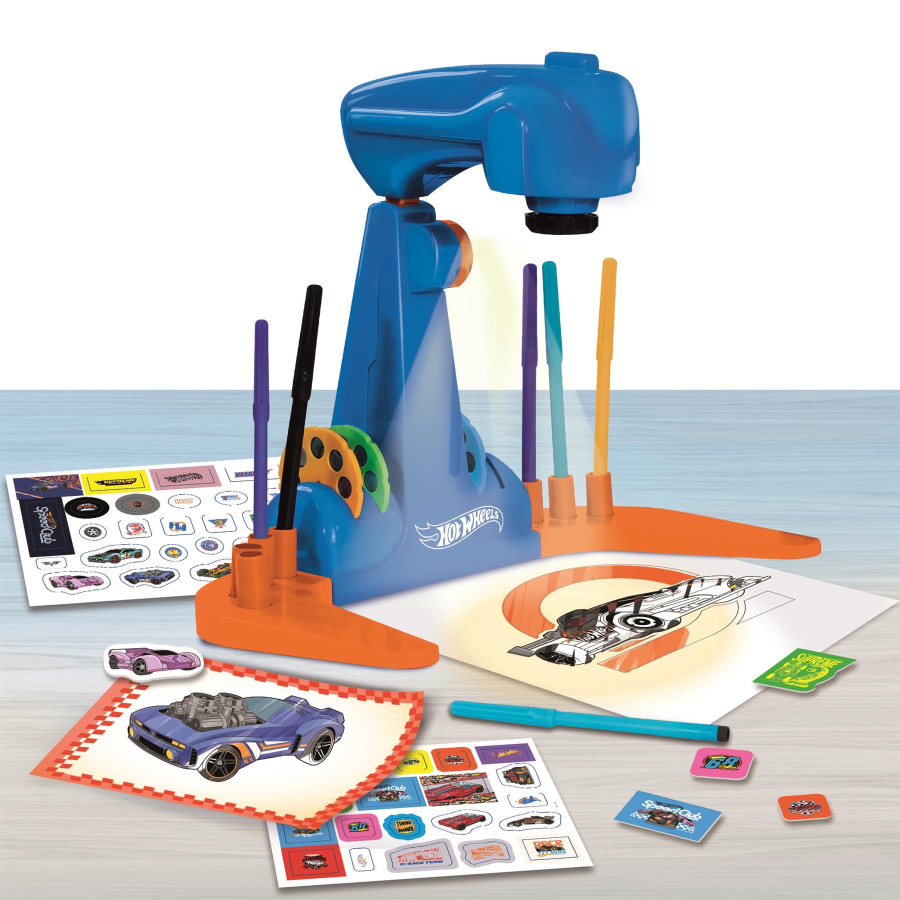 Hot Wheels Projector Drawing School