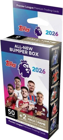 Topps Premier League Season 25/26 Trading Cards - 2026 Bumper Box