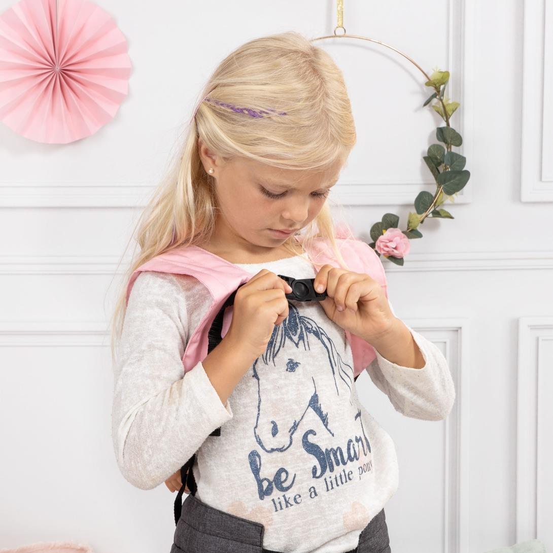 Bayer Doll Pram City Star Mega Set - Pink & Gray