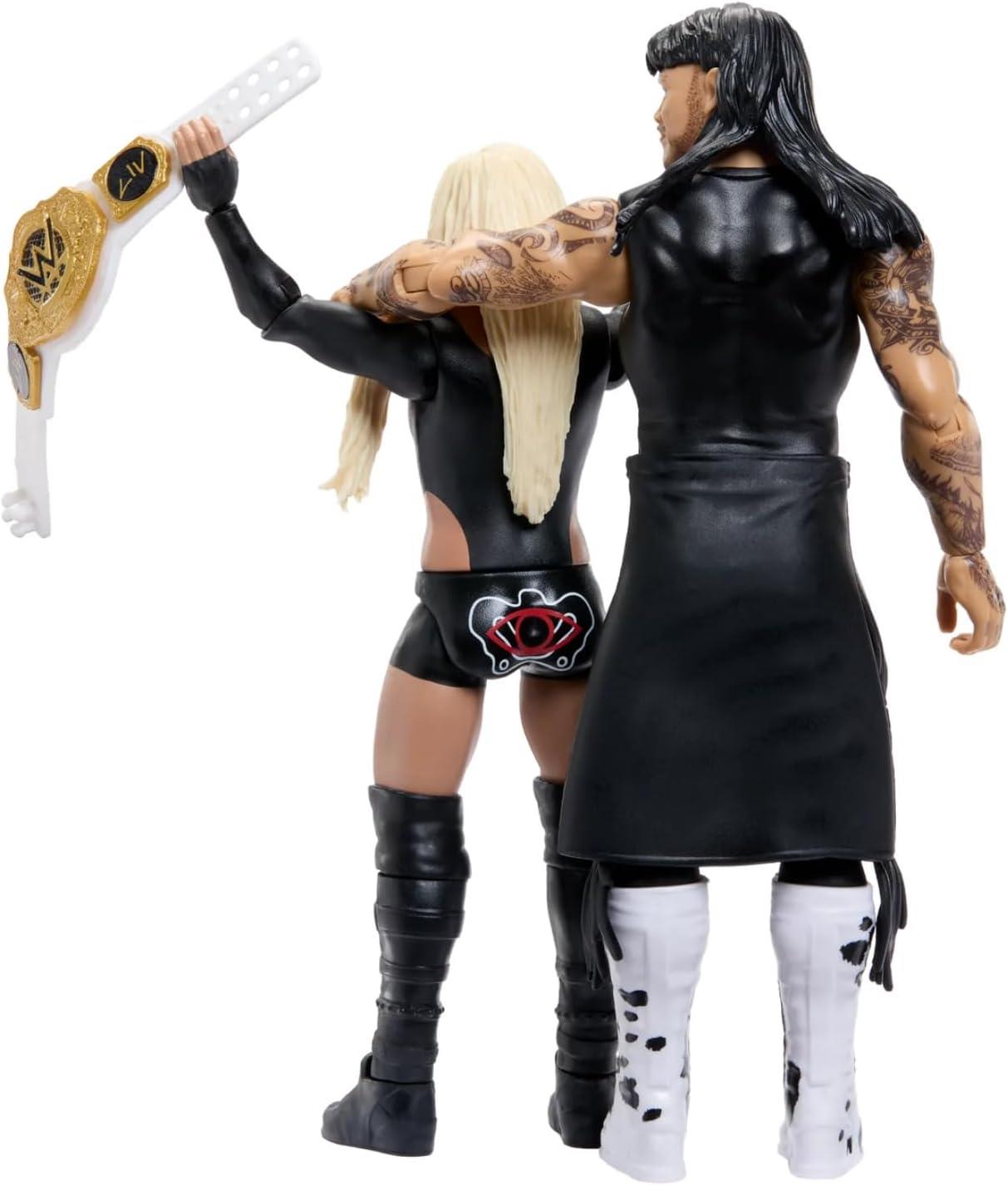 WWE Main Event Showdown 6 Inch Action Figures - Dominik Mysterio & Liv Morgan