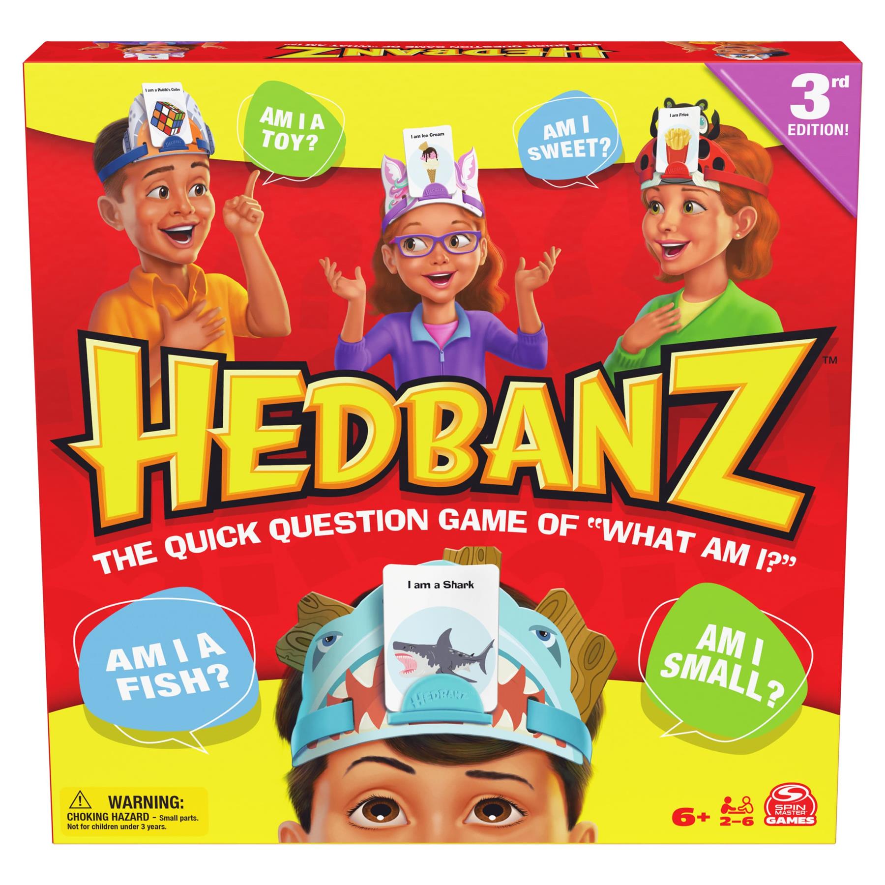 Spin Master Games, Hedbanz 3rd Edition 2025 with New Cards