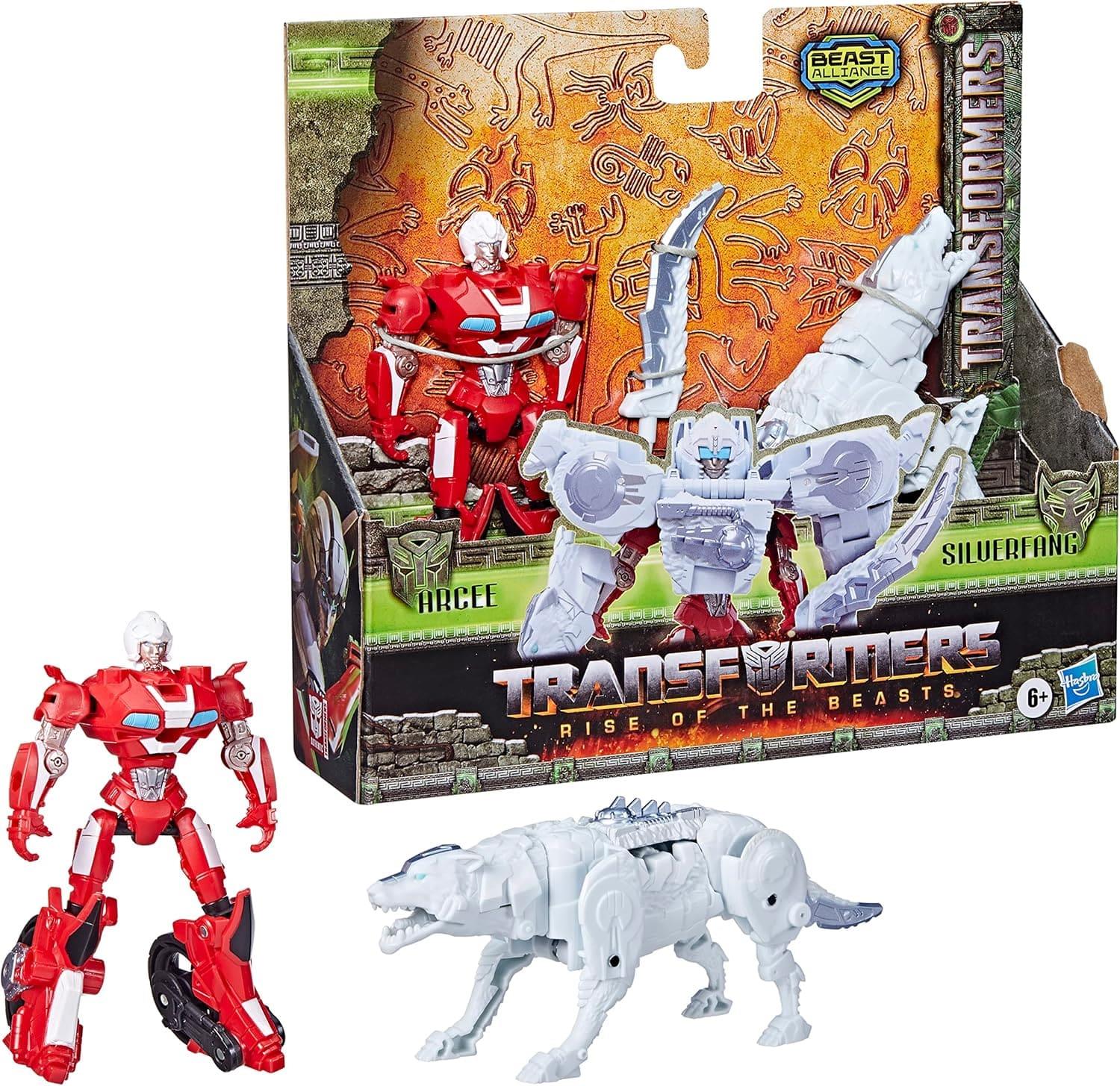 Transformers: Rise of the Beasts Beast Alliance Arcee and Silverfang Action Figure 2 Pack