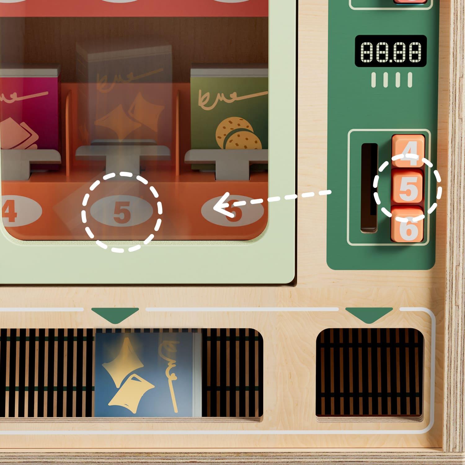Topbright Wooden Shop & Go Vending Machine