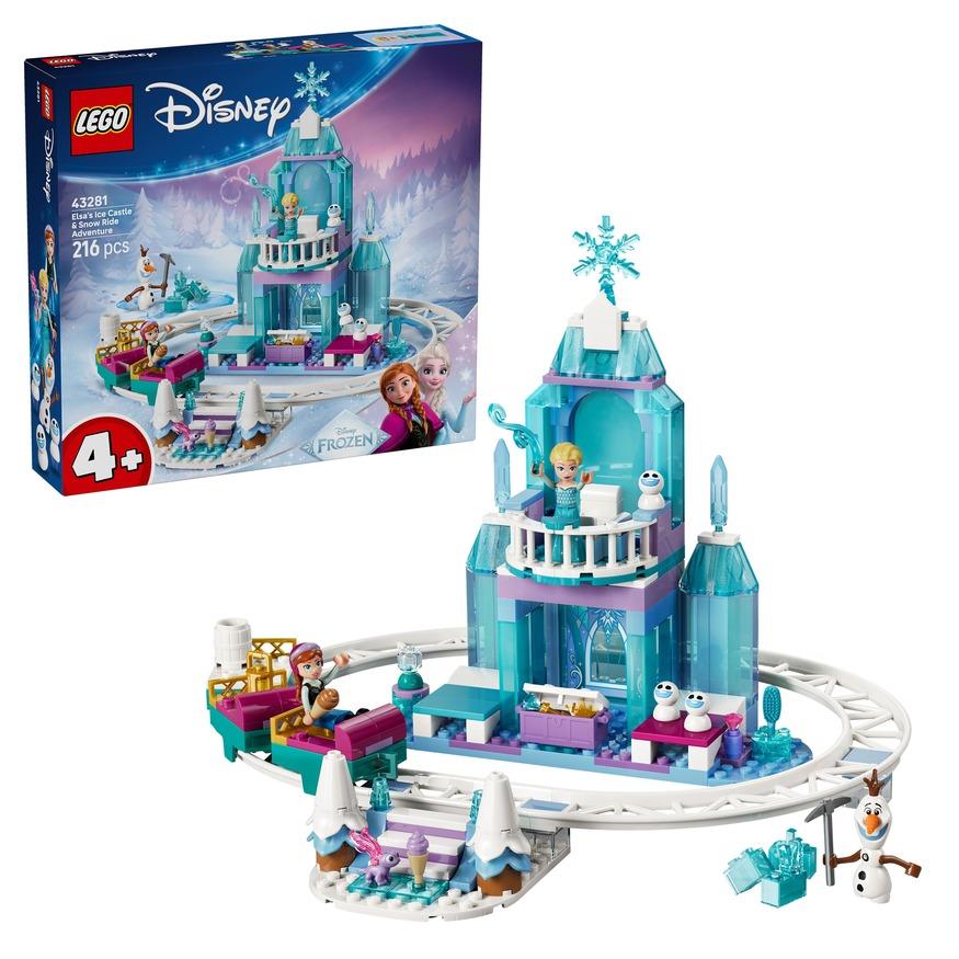 LEGO Disney Frozen Elsa’s Ice Castle & Snow Ride Adventure 43281