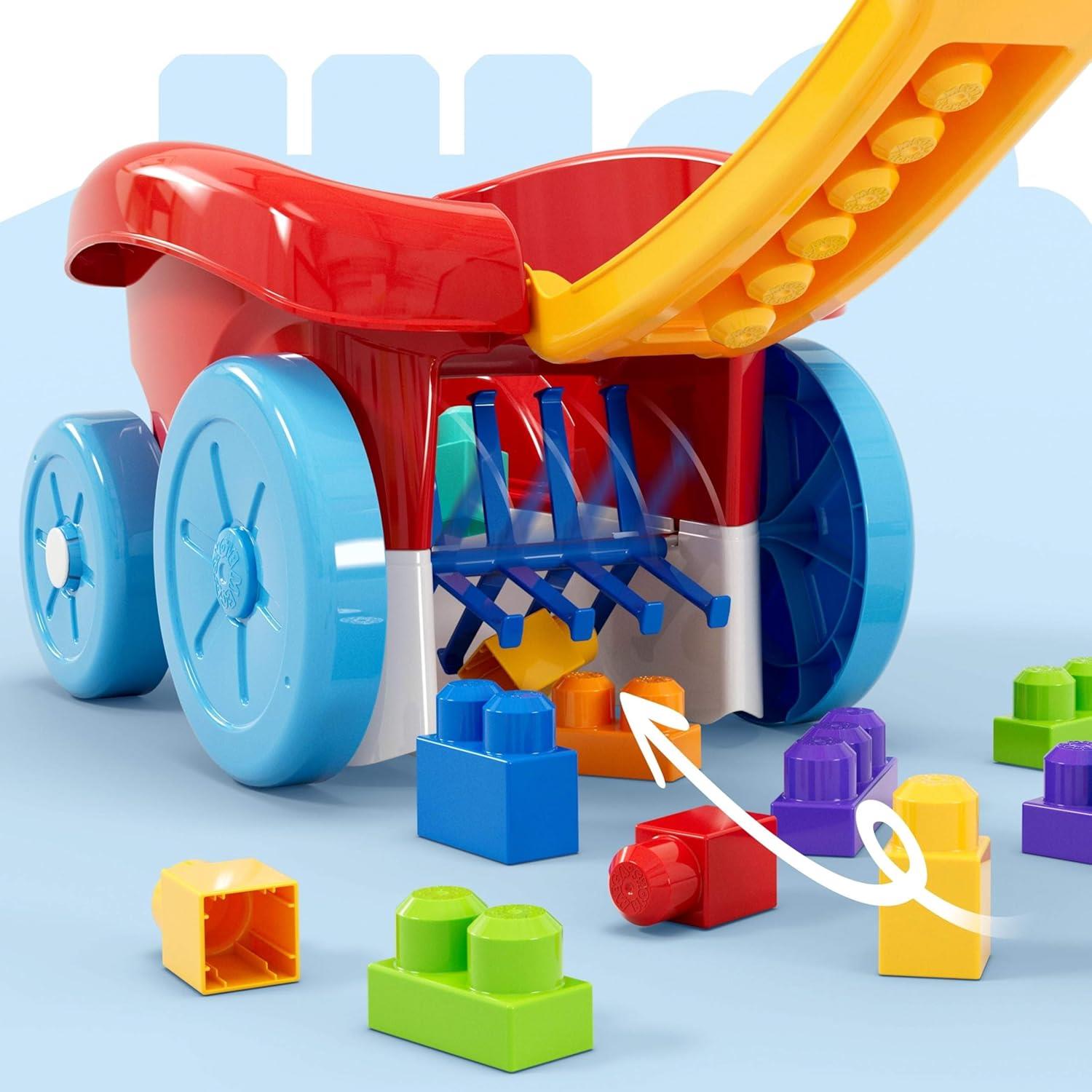 Mega Bloks Block Scooping Pull Wagon