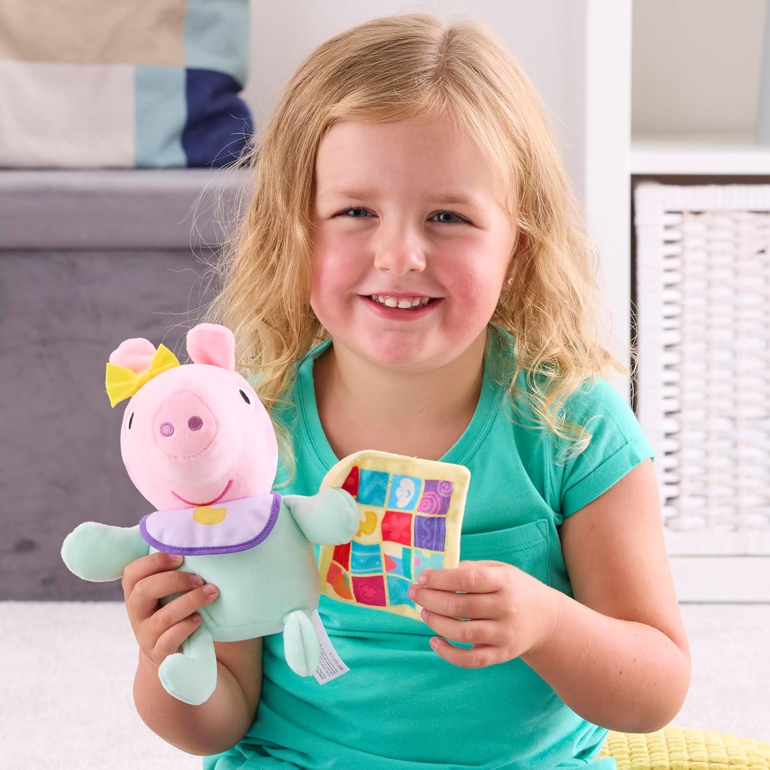 Peppa Pig Baby Evie Plush with Blanket