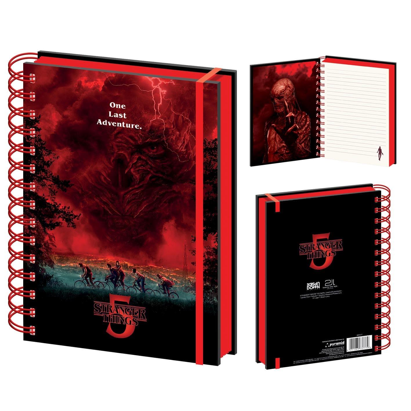 Stranger Things 5 Vecna Sky A5 Wiro Notebook