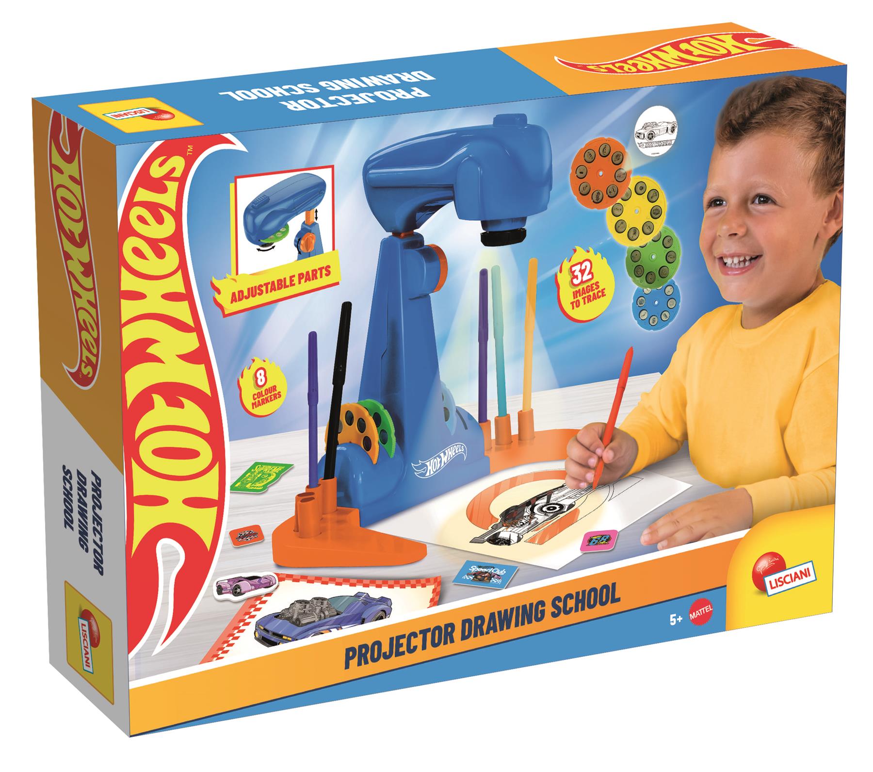 Hot Wheels Projector Drawing School