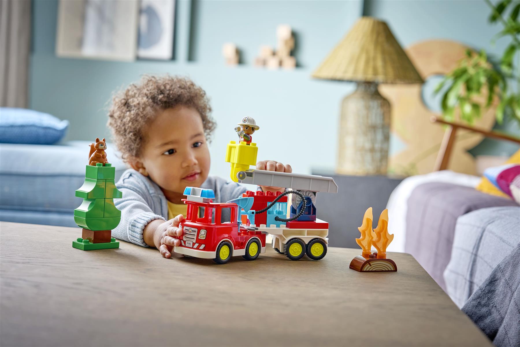 LEGO Duplo Fire Truck with Hose and Firefighter 10473