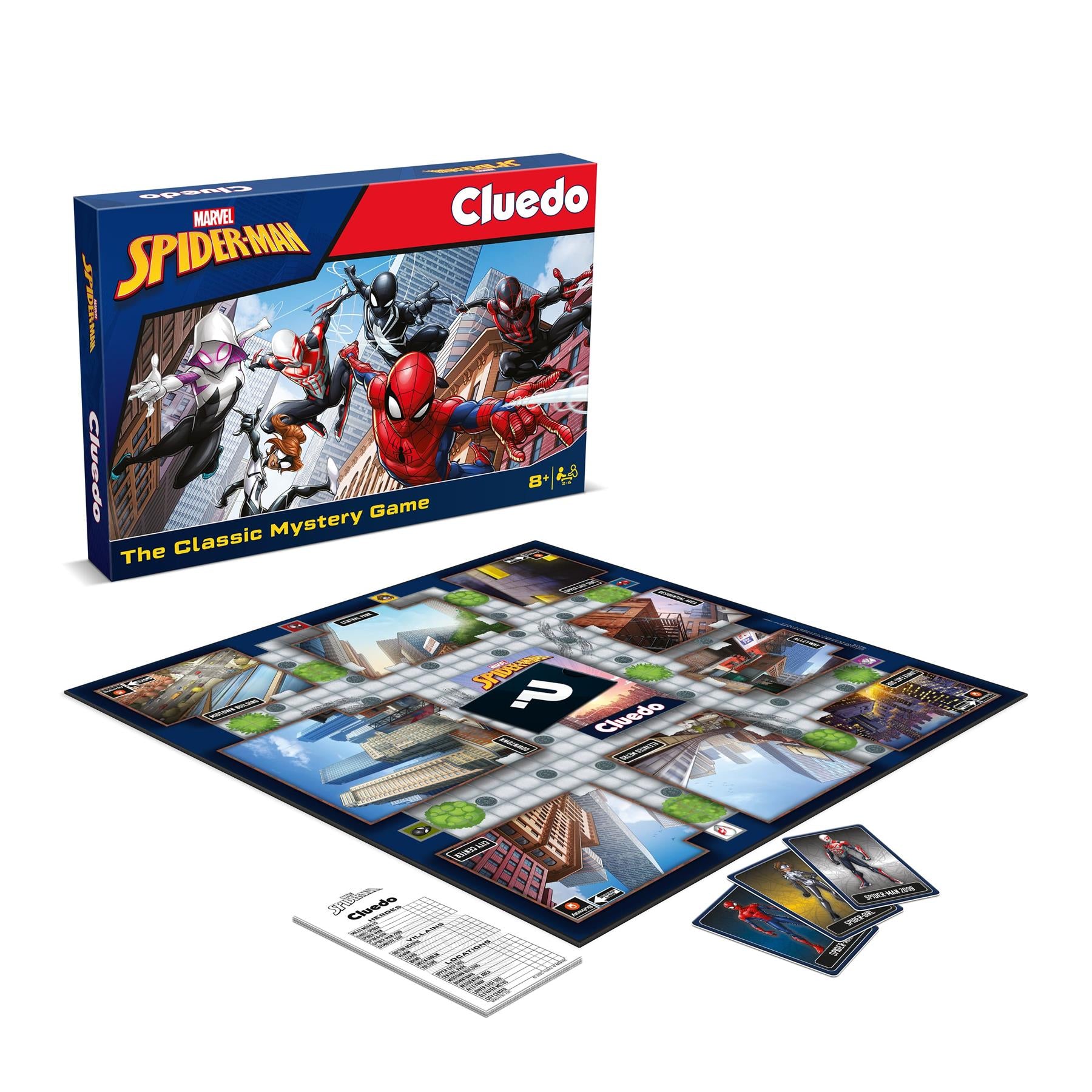 Winning Moves Spiderman Cluedo Game