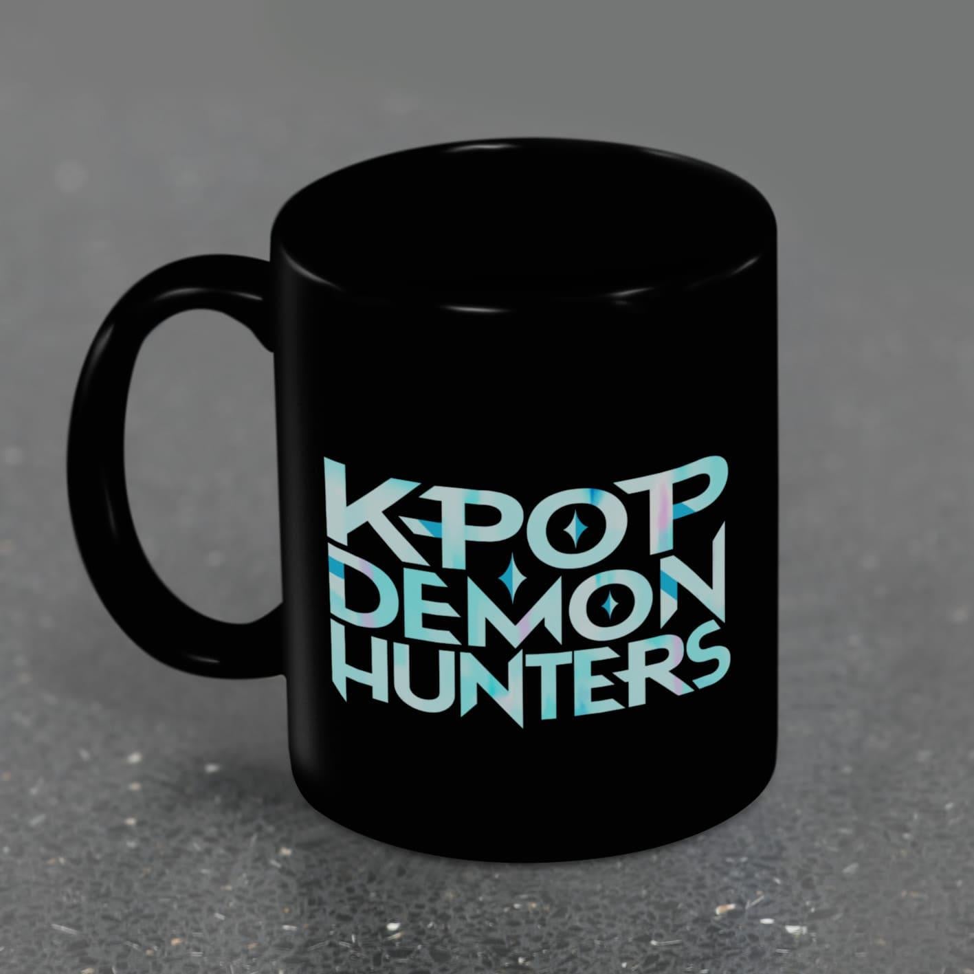 K-POP Demon Hunters K-POP Logo Black Pod Mug