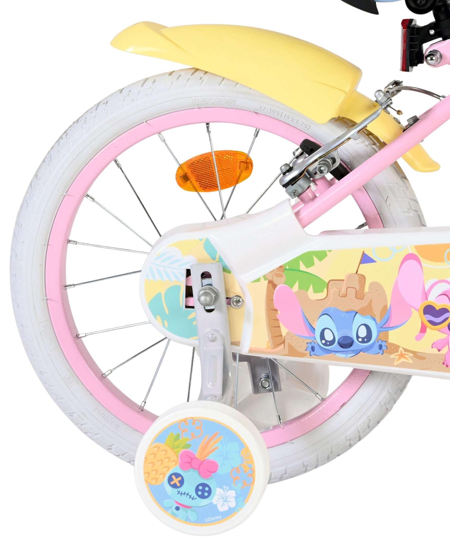 Disney Stitch Children's 14 inch Bike Girls  - Pink