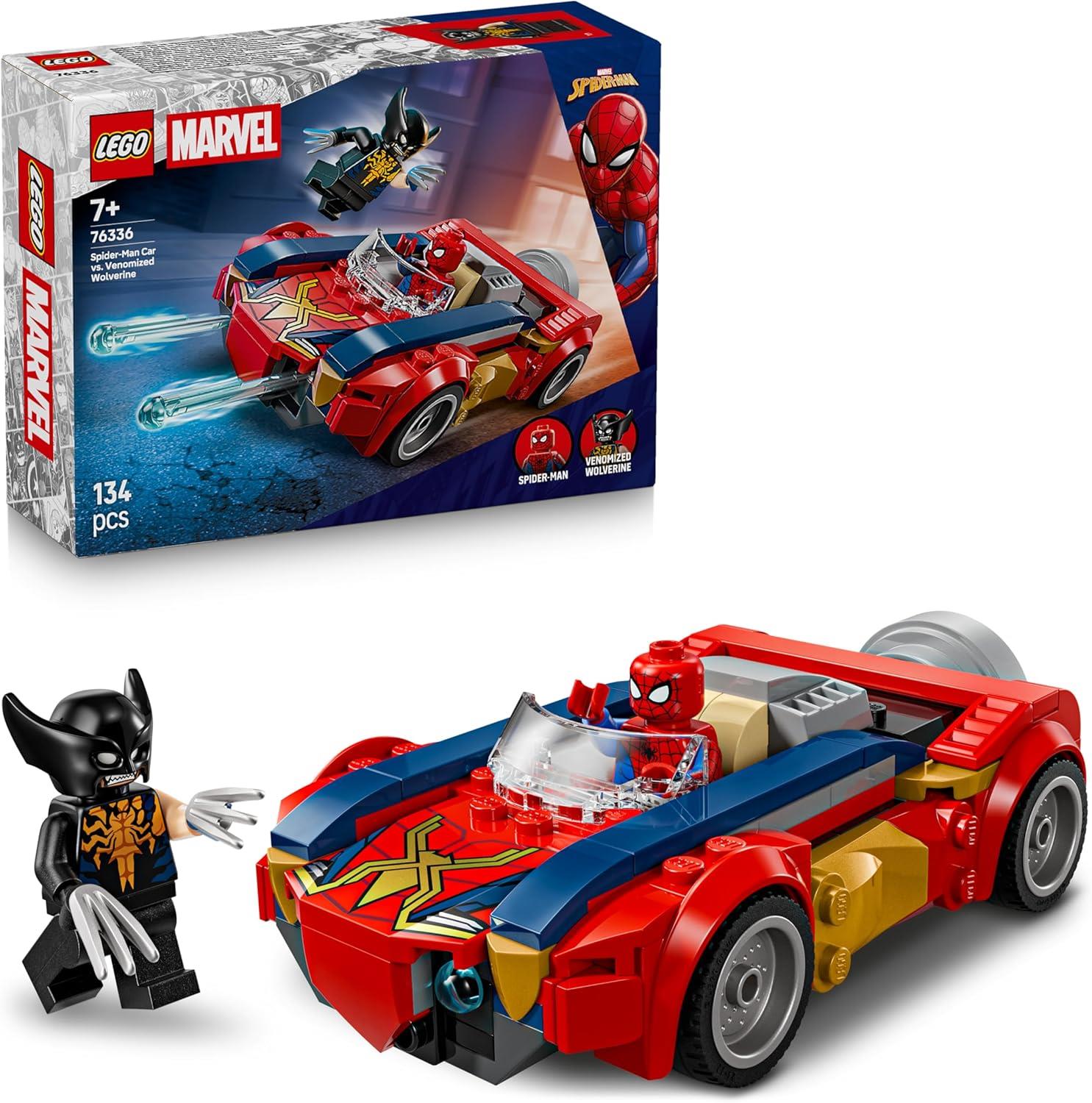 LEGO Marvel Spider-Man Car vs. Venomized Wolverine 76336