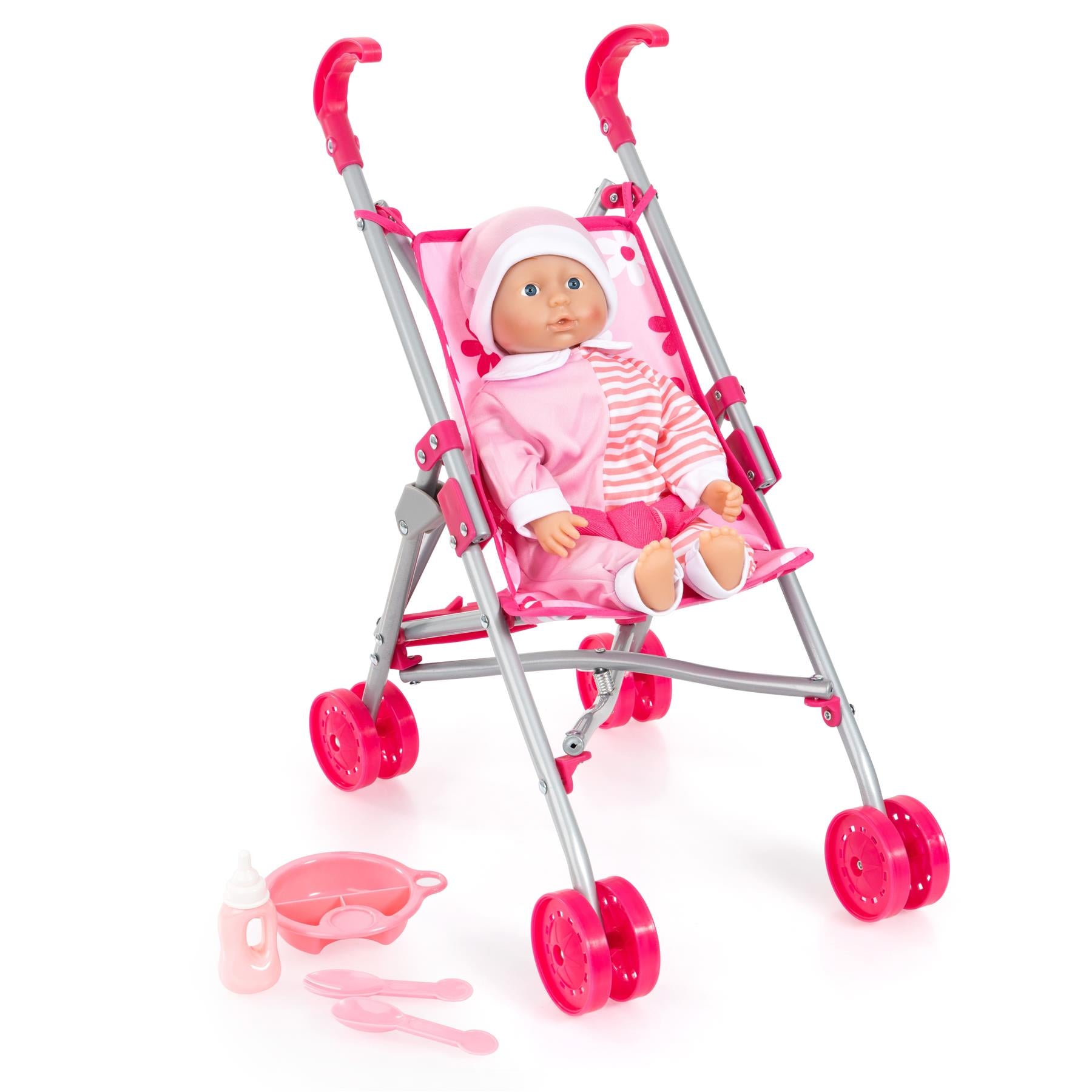 Bayer Dolls Buggy with 36cm Doll and Accessories