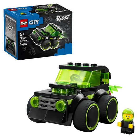 LEGO City Rides Gaming Race Car Toy for Kids 60484
