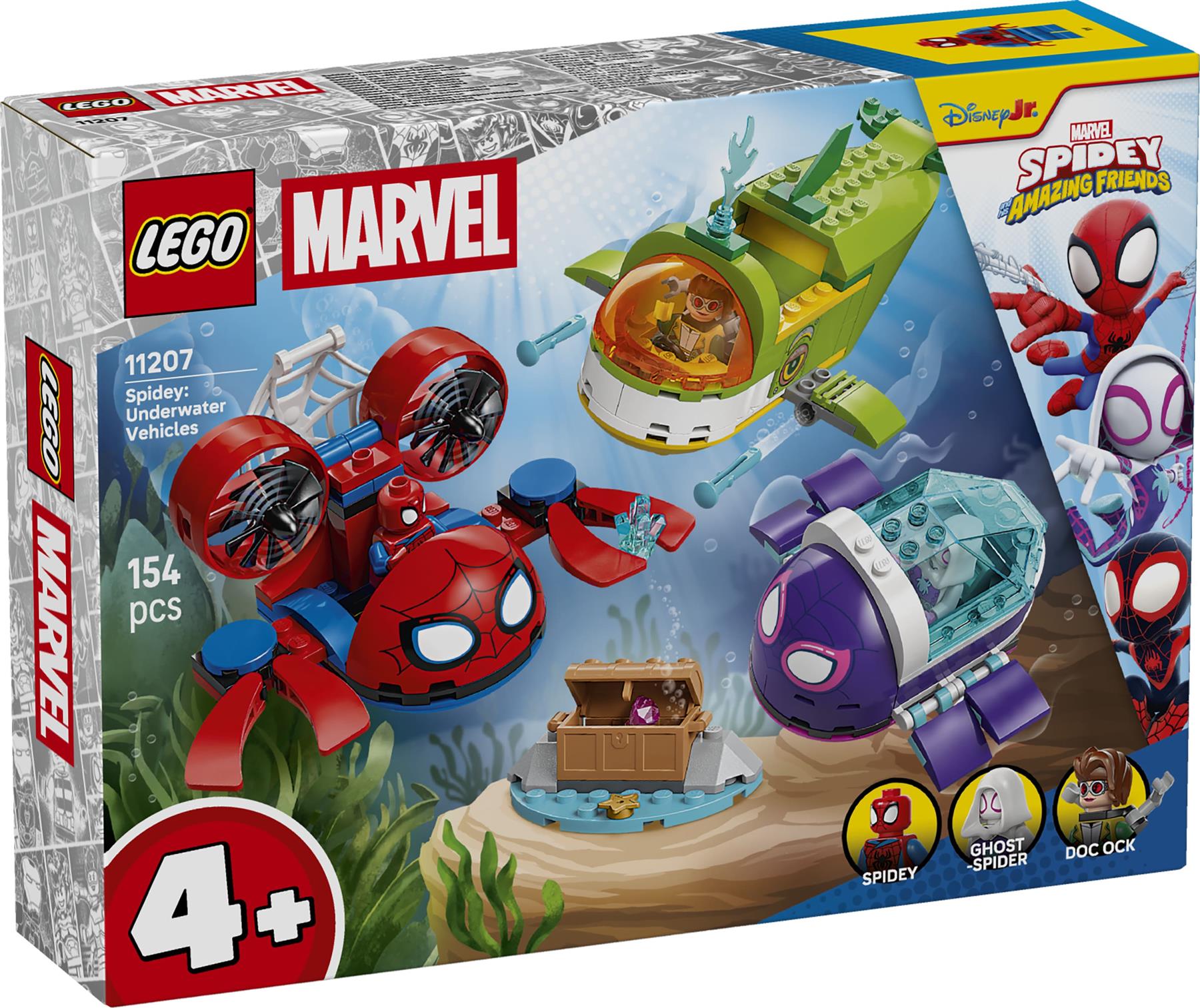 LEGO Marvel Spidey Underwater Vehicles 11207