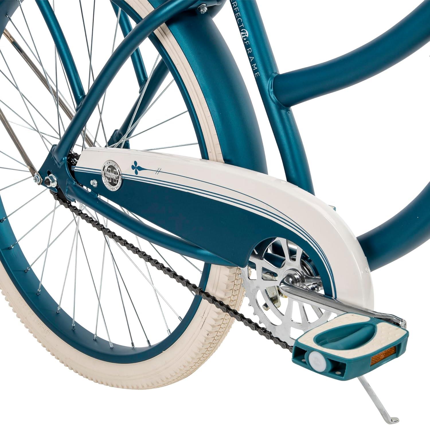 Huffy Deluxe 26 Inch Cruiser Hybrid City Bike - Teal