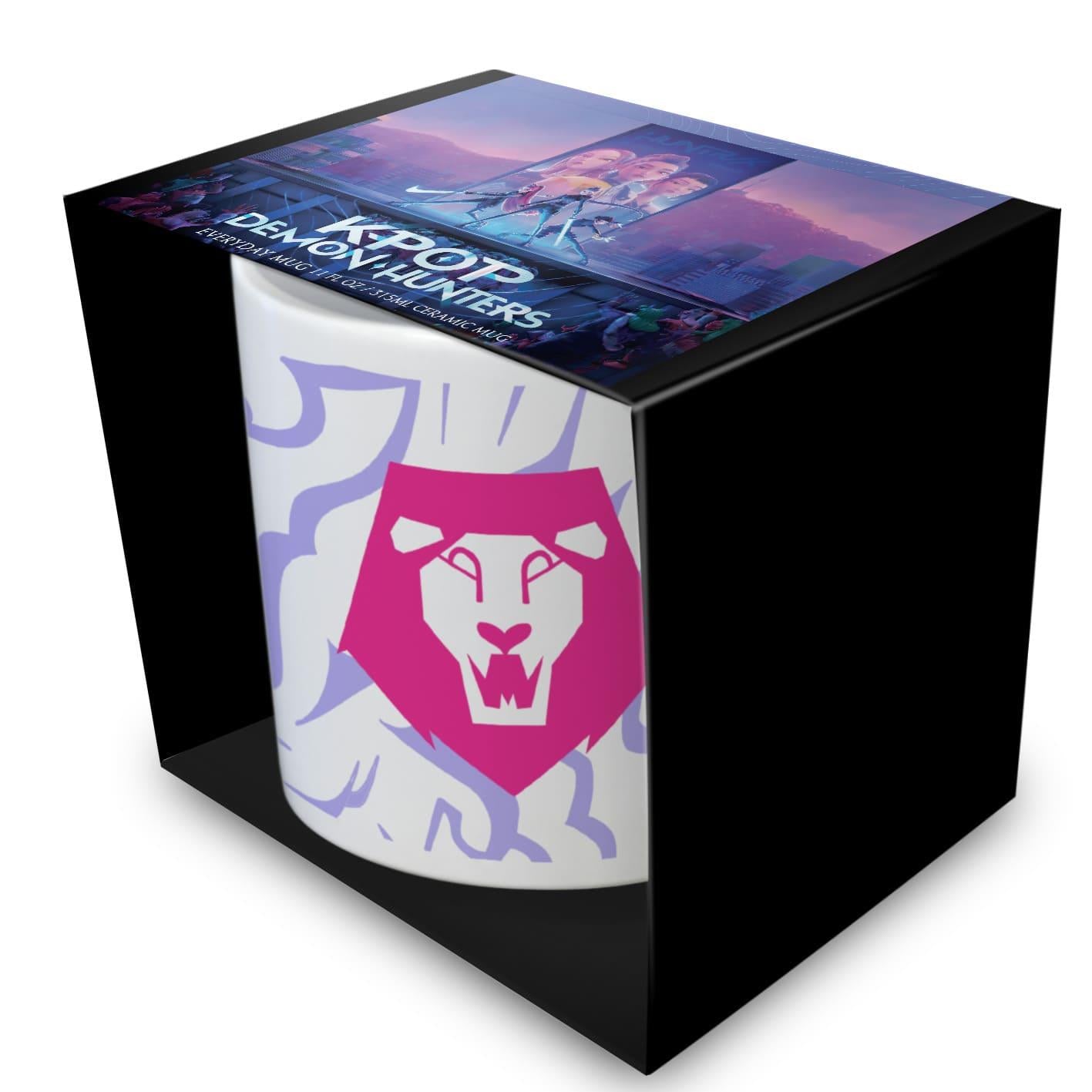 KPop Demon Hunters SAJA Boys Logo White Pod Mug