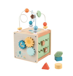 Lelin Wooden Forest themed Activity Cube