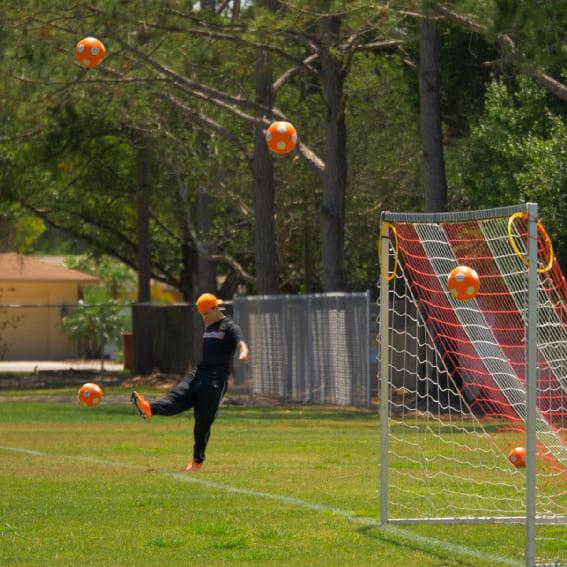 Stay Active Kickerball Football - Orange