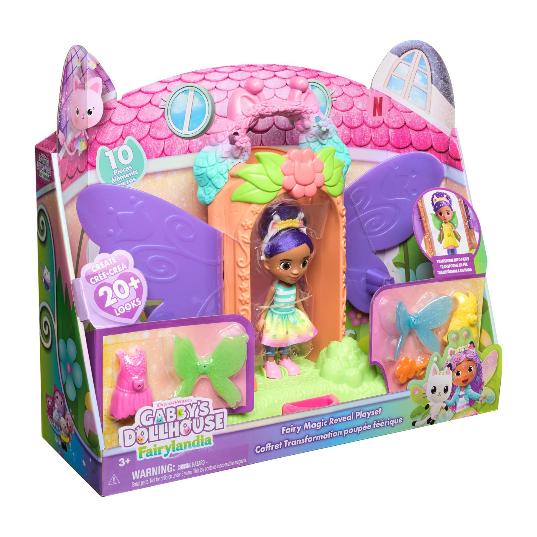 Gabby's Dollhouse Fairylandia Reveal Playset