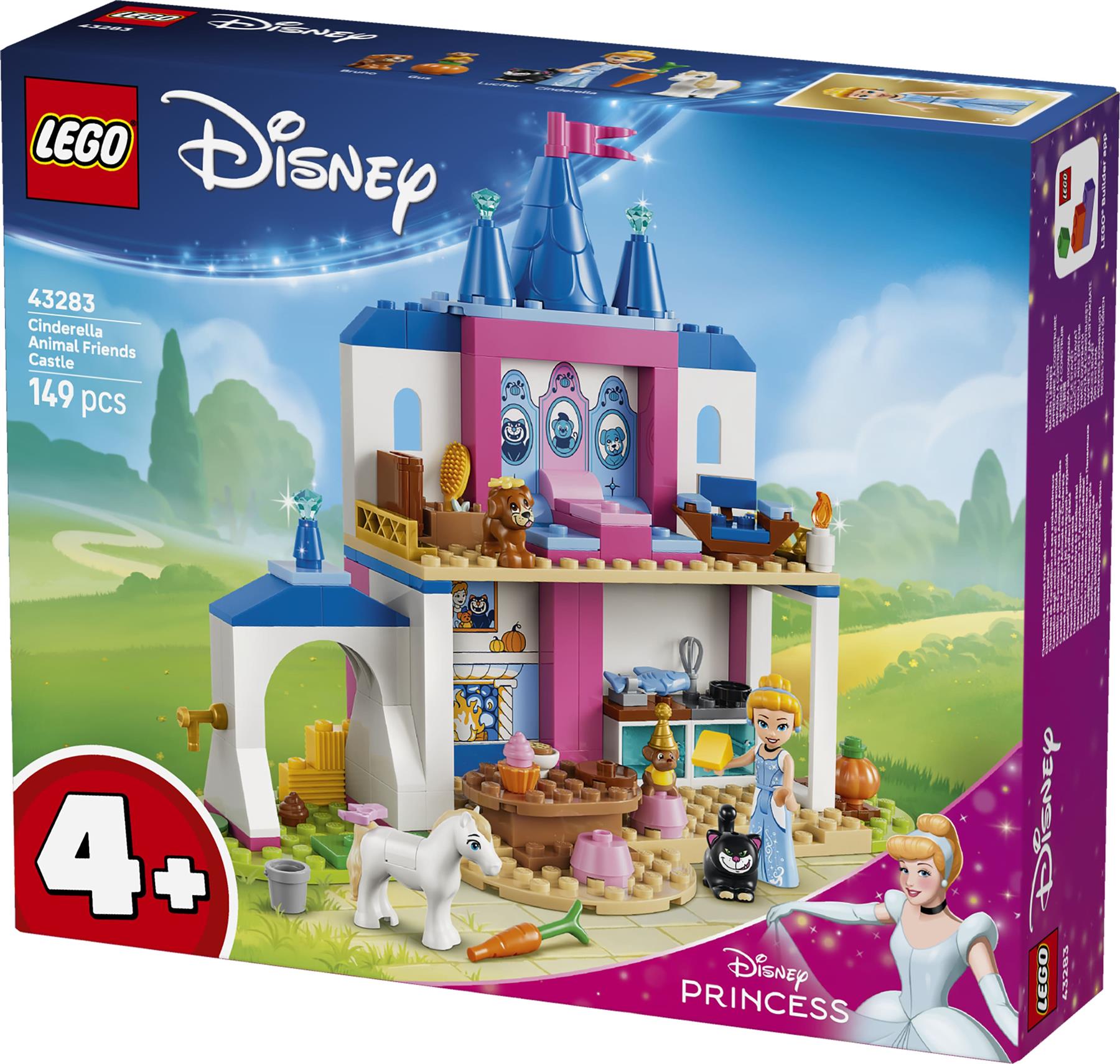 LEGO Disney Cinderella Animal Friends Castle 43283