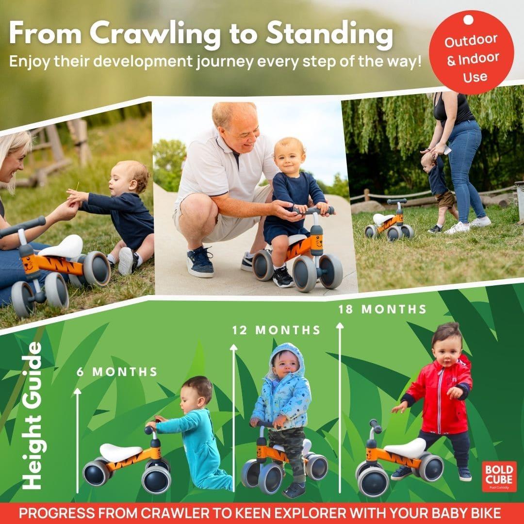 Boldcube Baby Balance Bike - Betty Ladybird