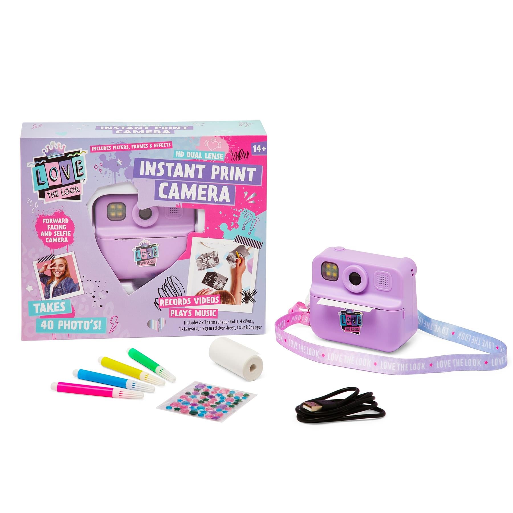 Love The Look Instant Print Camera