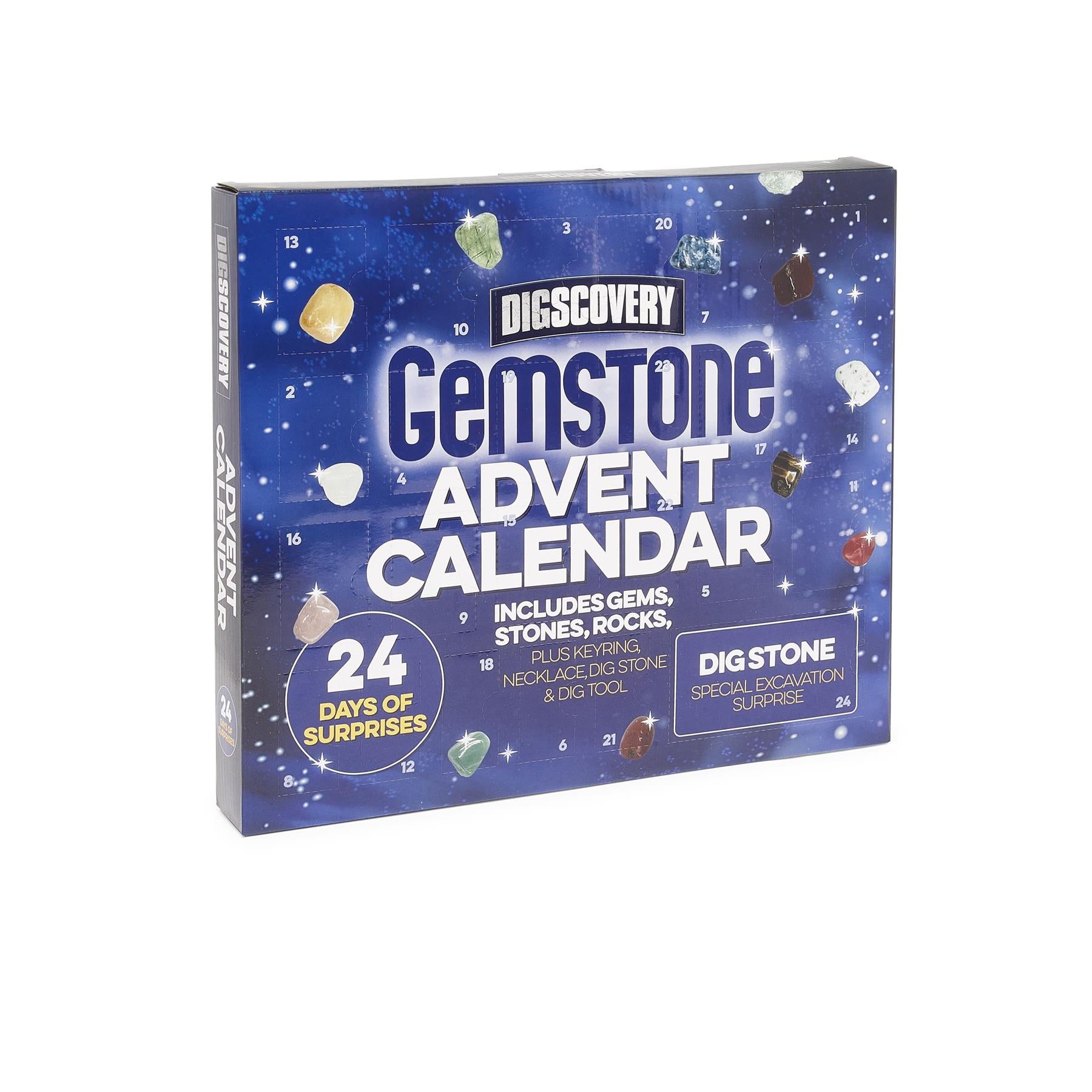 24-Day Crystal Gem Jewelry Advent Calendar