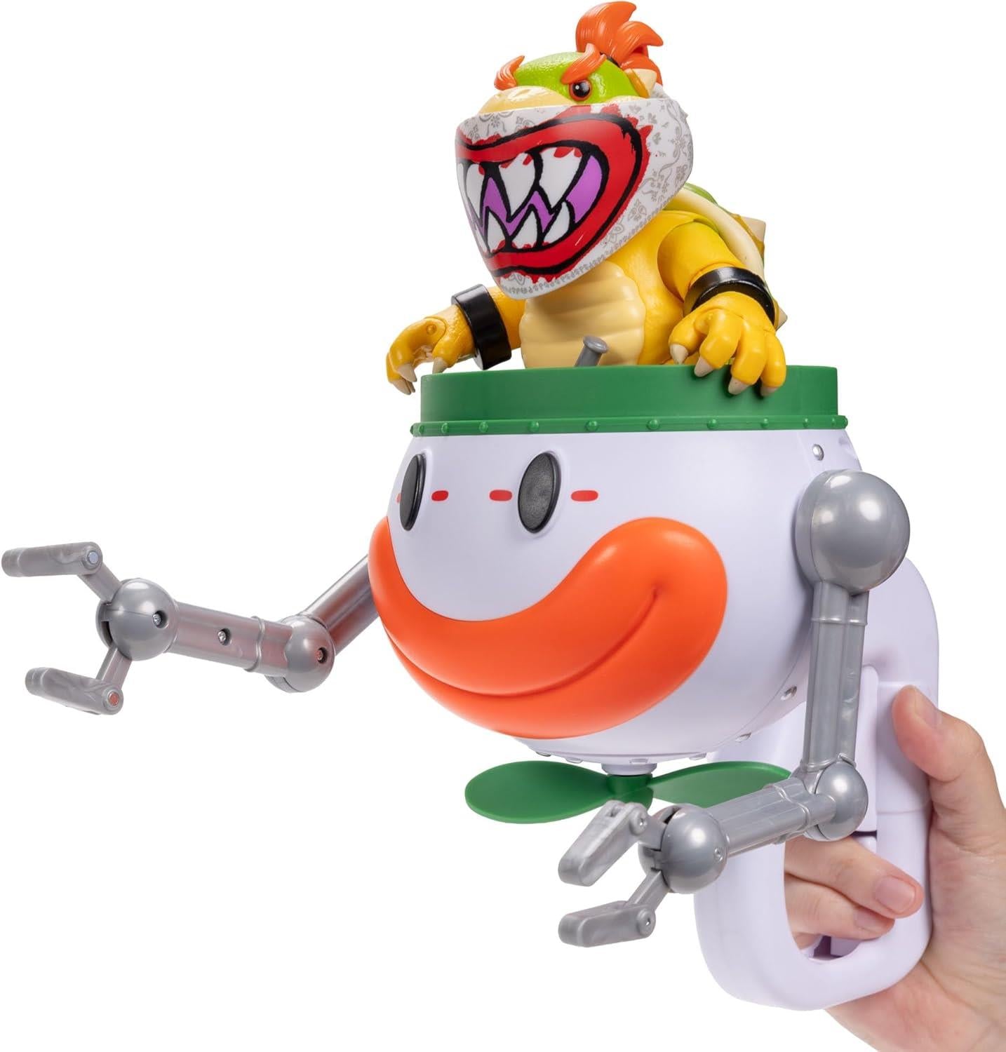 Super Mario Galaxy Movie Figure with Clown Car – Bowser Jr.