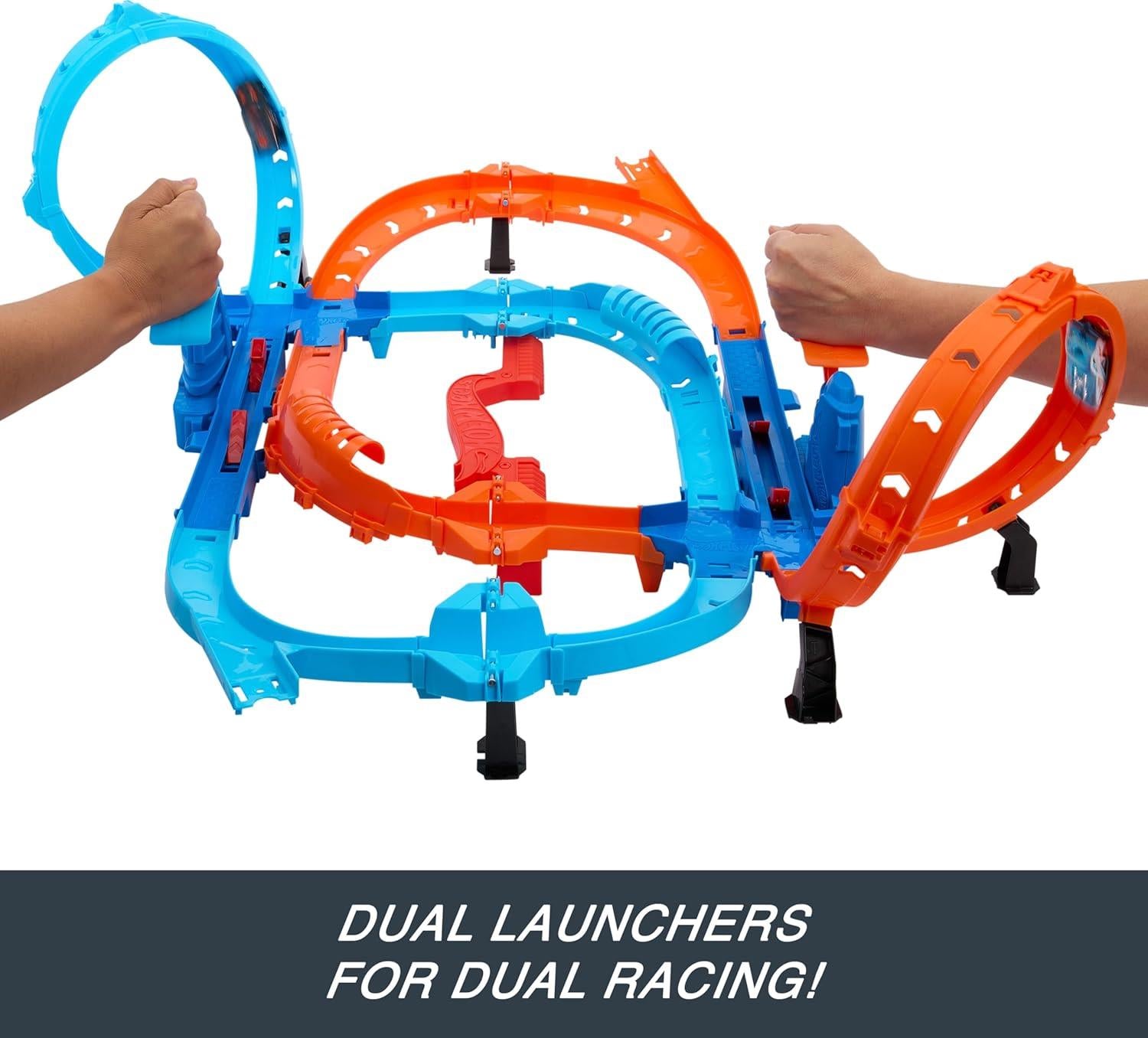 Hot Wheels Ultra Hots Blast Launch Face-Off Track Set