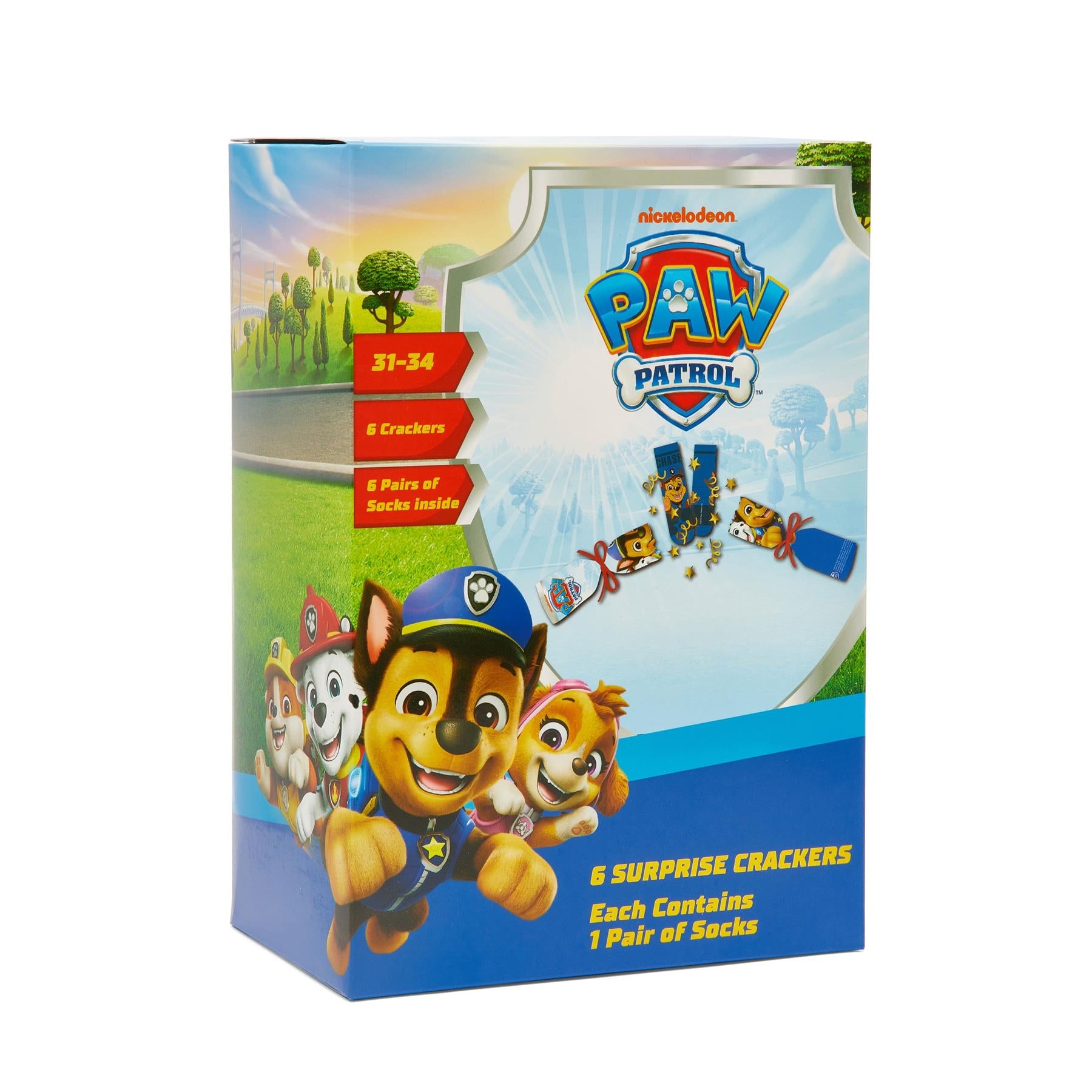 PAW Patrol Christmas Cracker Socks - Pack of 6