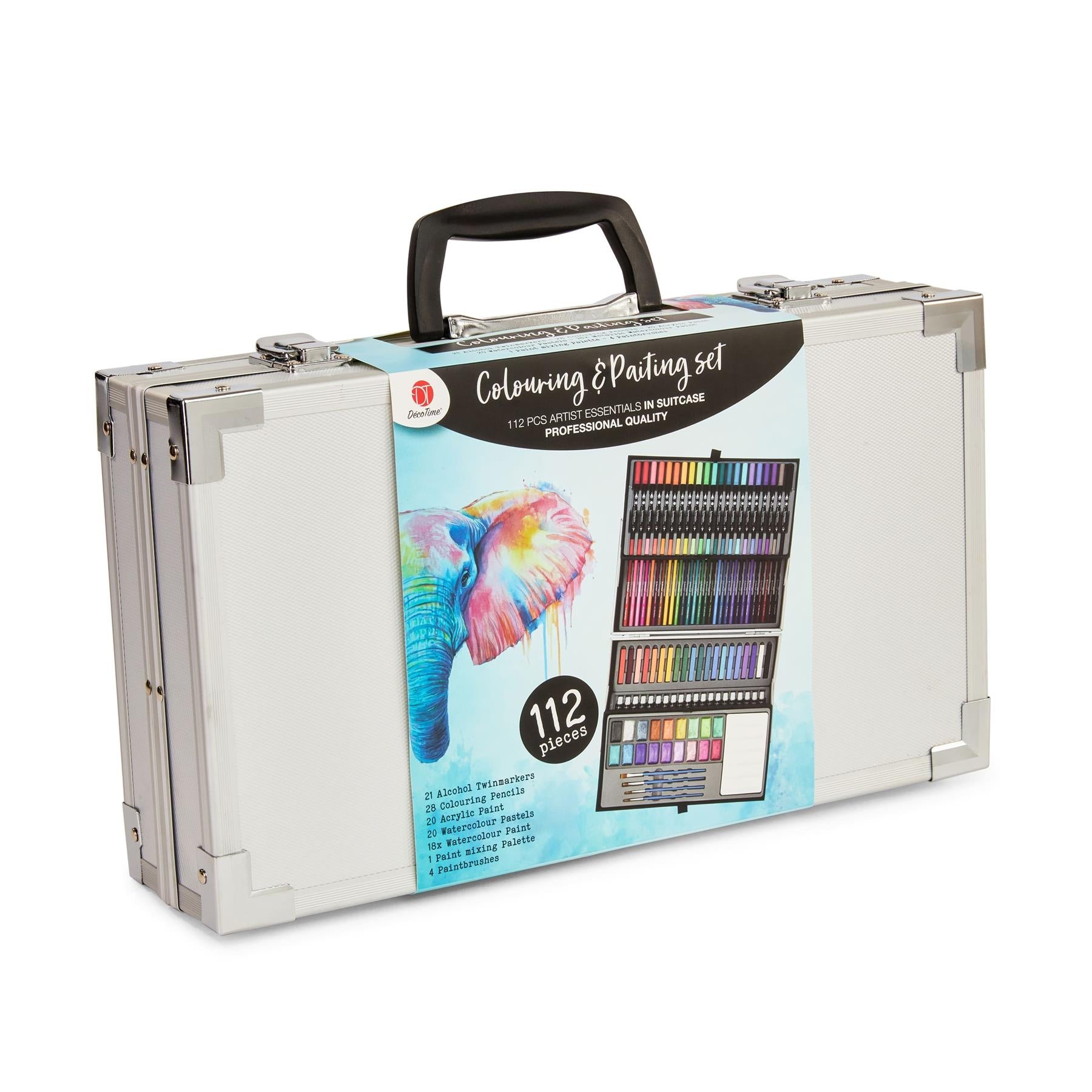 DecoTime Drawing and Art Case 112 pcs