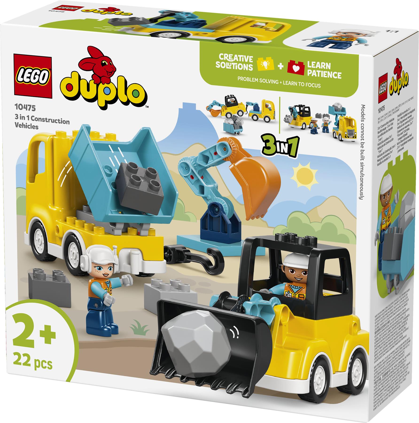 LEGO 3 in 1 Construction Vehicles 10475