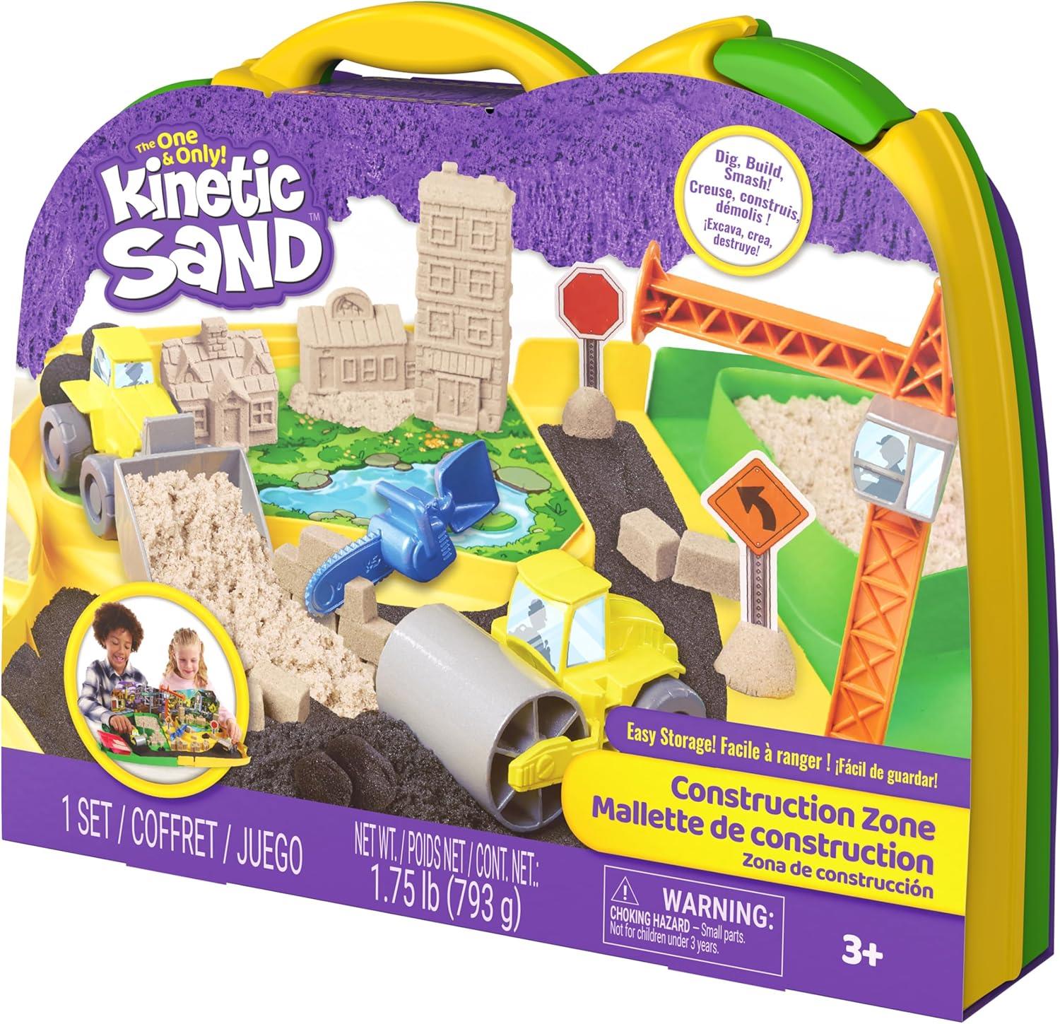 Kinetc Sand Construction Zone Playset