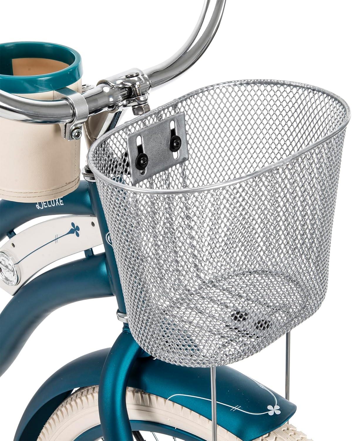 Huffy Deluxe 26 Inch Cruiser Hybrid City Bike - Teal