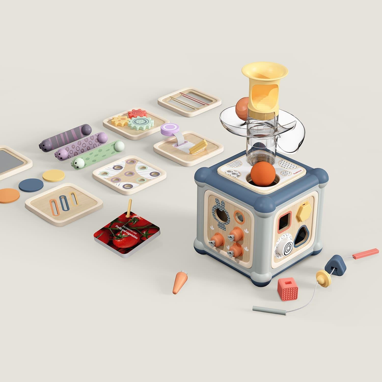 Topbright Wooden Master 10in1 Activity Cube