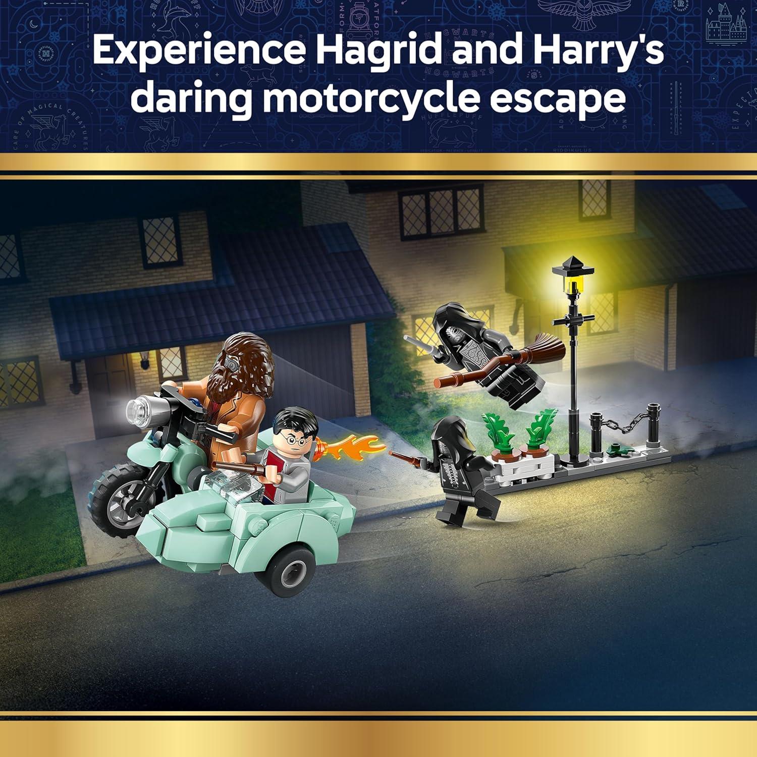 LEGO Harry Potter Hagrid and Harry's Privet Drive Escape 76459